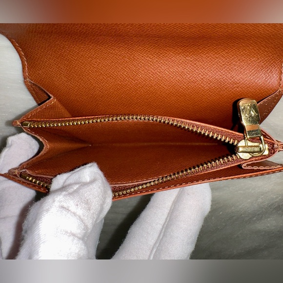 ✨Authentic LOUIS VUITTON Porte-Monnaie Monogram Bifold Wallet Brown M61735 - Picture 13 of 16